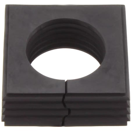 Conta-Clip Large Seal, 17.7 mm. H x 42.8 mm. W x 42.8 mm. L, Thermoplastic Elastomer 28548.4